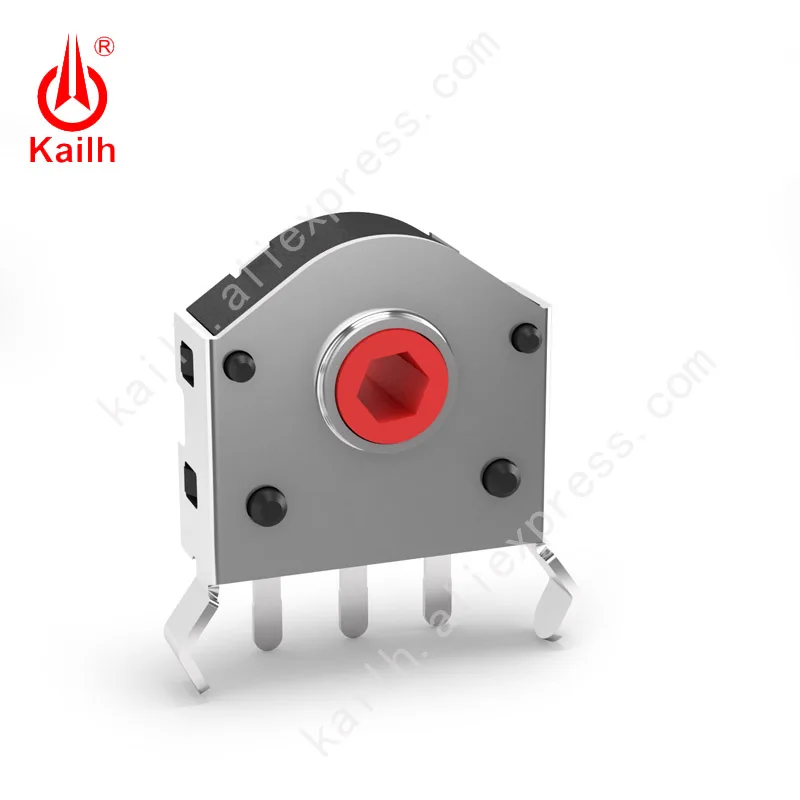 Kailh5/7/8/9/10/11/12mm Rotary Mouse Scroll Wheel Encoder with 1.74 mm hole mark,20-40g force for PC Mouse