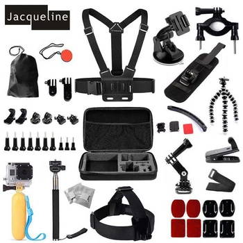 

Jacqueline for Head Mount Monopod Accessories Kit for GoPro Hero 6 5 4 3+for SJCAM for EKEN for SOOCOO Action
