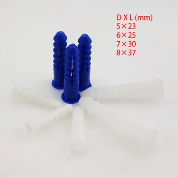

M5 m6 m7 m8 wall anchor USA type,PE inch standard photo frame screw hole inserting plug speed easy anchor expand nail bolt