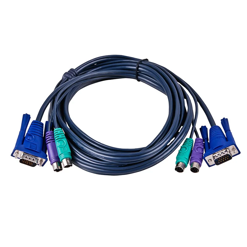 Kvm Dual Parallel Three Splicing Usb Print Line Vga Line Ps2 Round Port Kvm Switch Special Line Connection 1 5m Kvm Switch Buy At The Price Of 4 50 In Aliexpress Com Imall Com