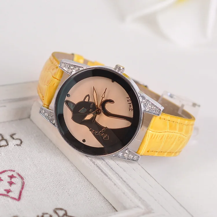 

Women Watches Beautiful Fashion Simple Watches Ladies Thin Leather Belt 2018
