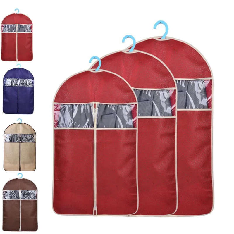 Hanging Garment Bags Grey Storage Bags