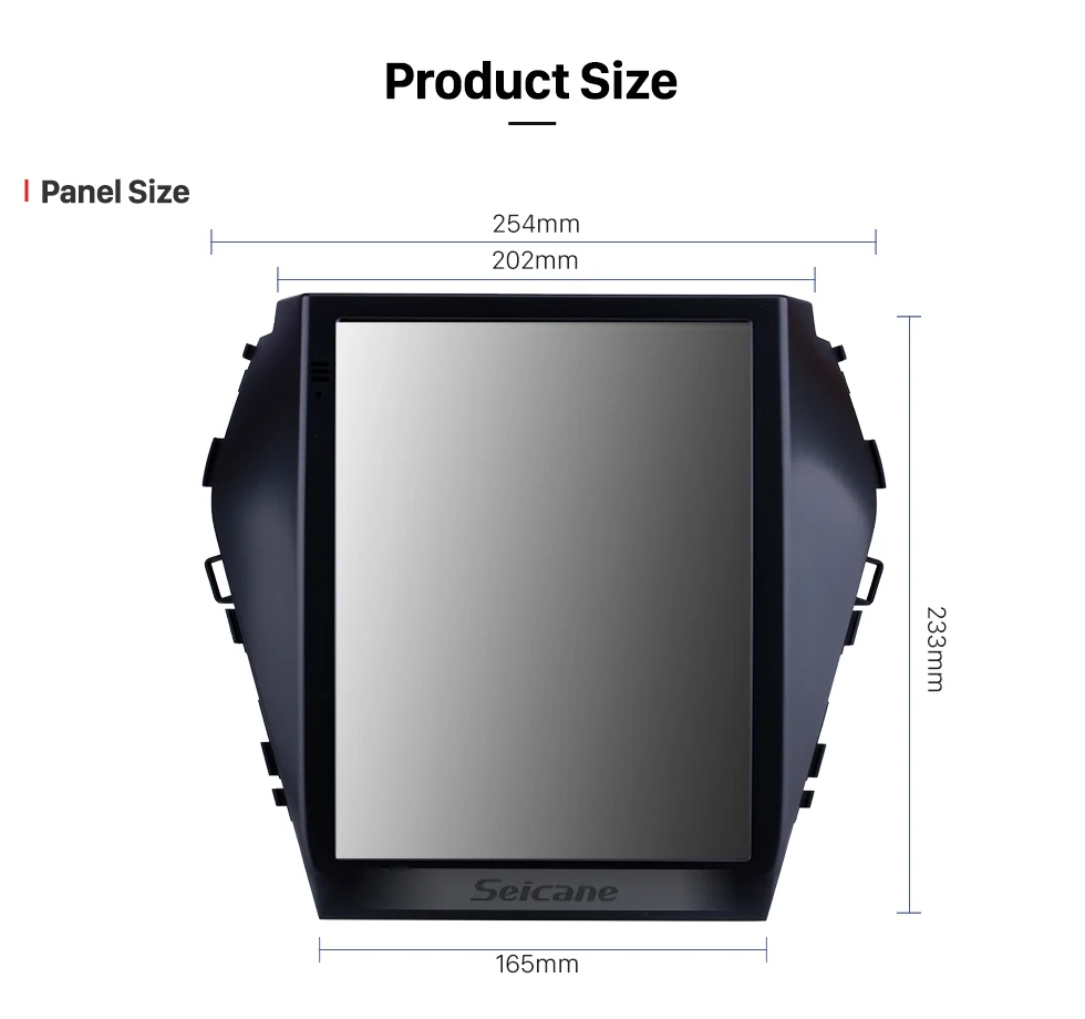 Cheap Seicane Car Multimedia Player For 2015 2016 2017 Hyundai Santafe IX45 9.7 inch Android 6.0 GPS Navigation Radio Mirror link 19