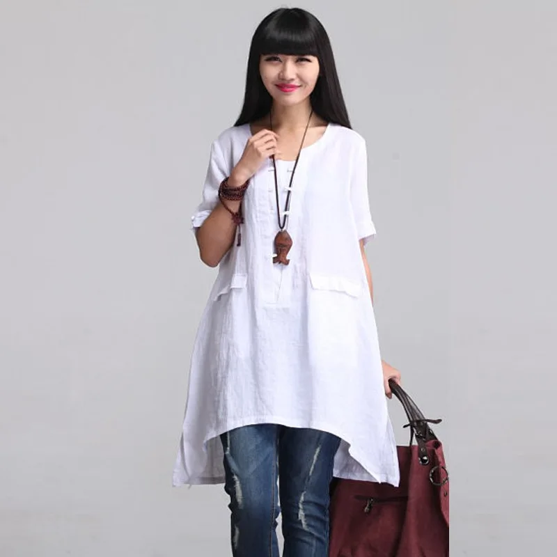 الكورية أعلى س الرقبة شيء صلب منتظم كامل Zanzea زائد حجم النساء شحن مجاني 2019 ربيع جديد قميص فضفاض عارضة مهرج كم