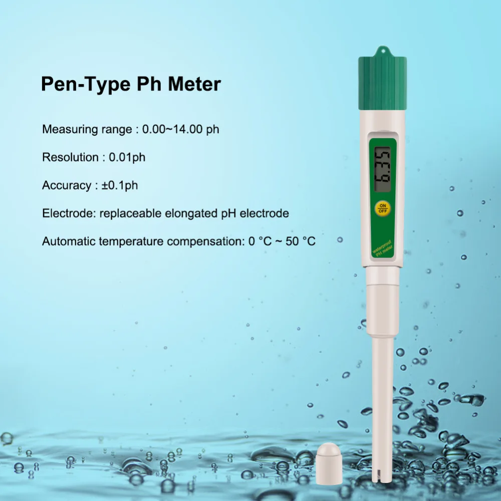 

PH(03)II L Digital LCD PH Meters ,Automatic Calibration PH Value and Temperature Dual Display, Accuracy: 0.01,Resolution: 0.01