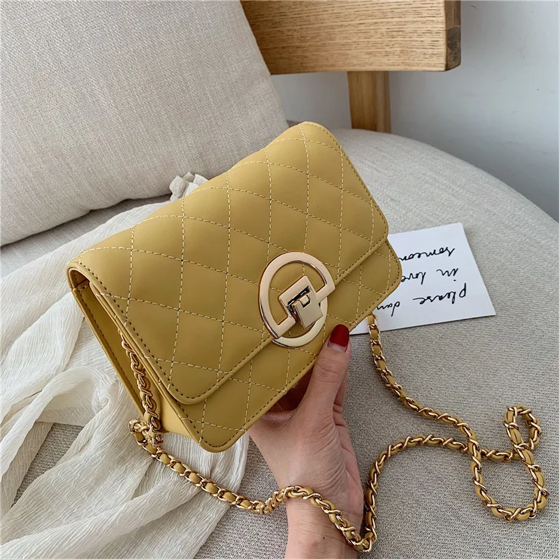 

Female Crossbody Bags For Women 2019 Quality PU Leather Luxury Handbags Designer Sac Main Ladies Lattice Shoulder Messenger Bag