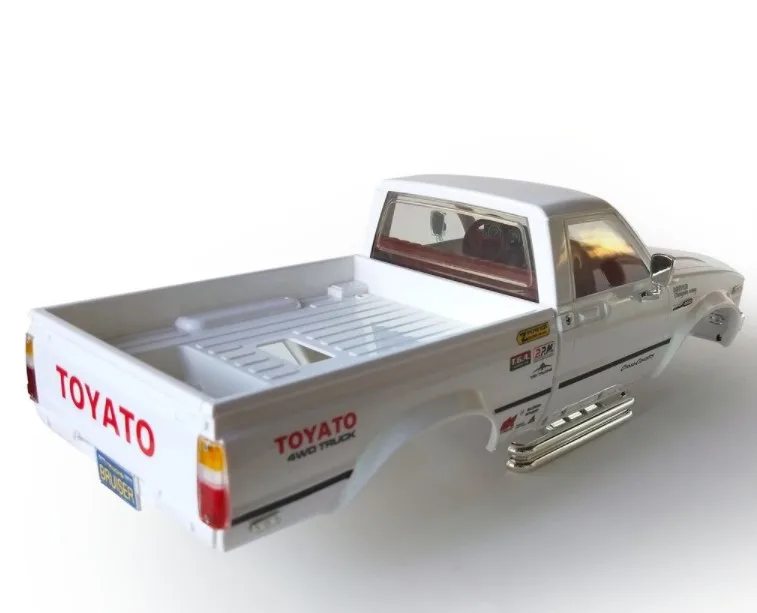 HG P407A 1/10 2,4G 4WD Rc автомобиль комплект для TOYATO Металл 4X4 пикап без сервопривода батарея ESC передатчик DIY RC детские игрушки