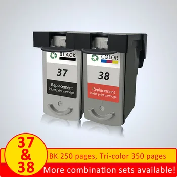 

XiangYu Refilled Ink Cartridges PG37 CL38 for Canon PG 37 CL 38 forPIXMA MP420 IP1800 IP2600 MX300 MX310 printer