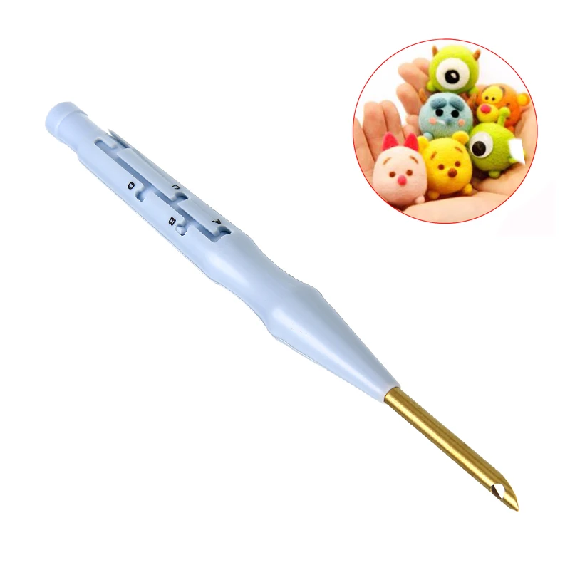 

1pc 160mm Embroidery Stitching Needles Threader Guide DIY Craft Tool Sewing Punch Needle for Weaving Rug Yarn Doll