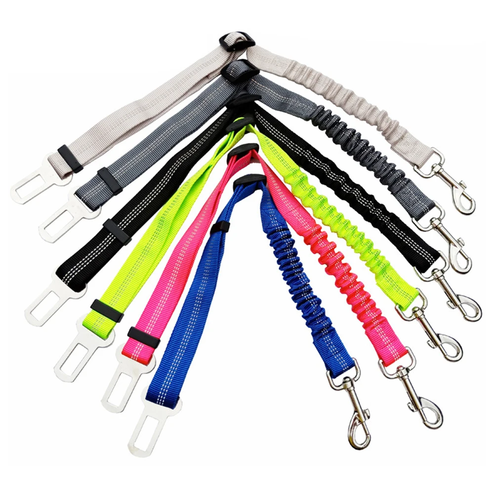 

Elastic Pet Belt Adjustable Pet Dog Cat Reflective Belt Safety Jogging Leads elastic and comfortable Pet Leash