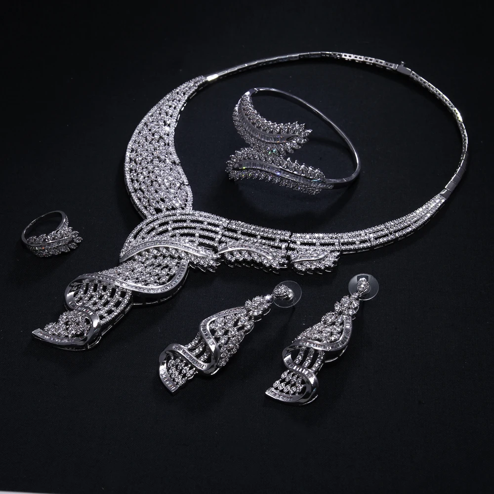 large necklace sets for wedding (10)