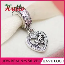 Mum серебристый подвесной брелок бисера подходящие амулеты Серебро 925 браслет талисманы для изготовления ювелирных изделий ювелирные украшения