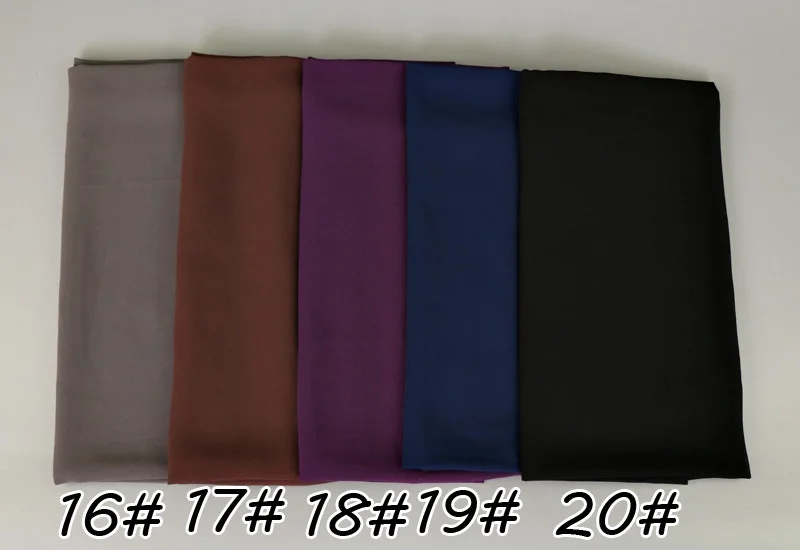 H1183a последний Простой Большой размер пузырьковый шифон мусульманский шарф-шаль, большой размер головной убор, можно выбрать цвета