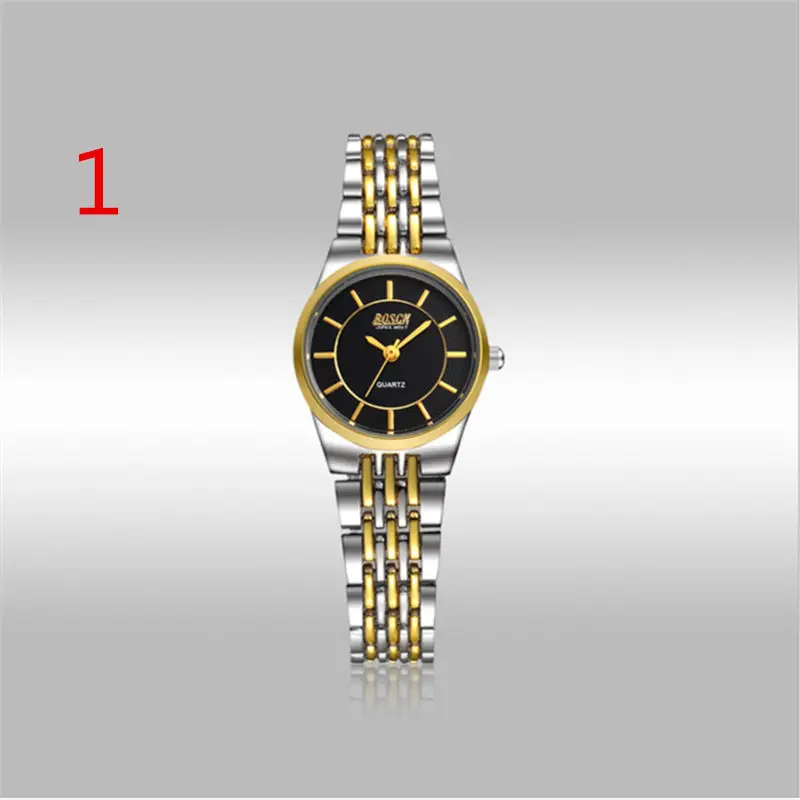 

Steel belt men's watch men's tide waterproof fashion 2018 new students Korean version of the trend of ultra-thin quartz watch