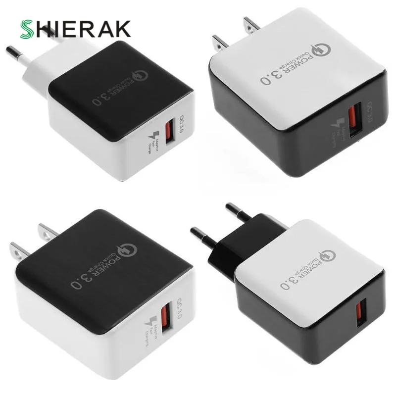 

SHIERAK High Quality Power AC/DC Adapters QC3.0 USB Quick Charger 5V 2A Used For Mobile Phone Pad Digital Devices