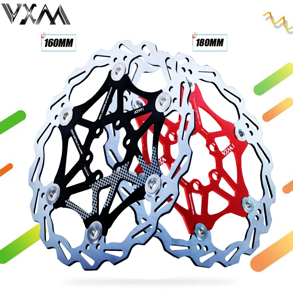 VXM велосипедная колодка для гидравлического тормоза MTB плавающий дисковый тормоз ротор 160 мм/180 мм/203 мм сплав велосипед " Поплавковый тормоз Роторов запчасти для велосипеда