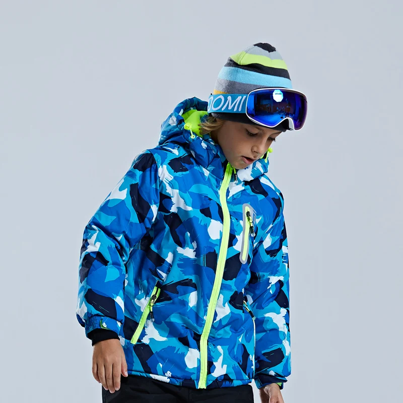 Koop Kinderen Ski Jas Verdikte Jongen Outdoor Pak Warme en Koude proof Ski Jurk meisje Bergbeklimmen Jurk waterdichte Winter