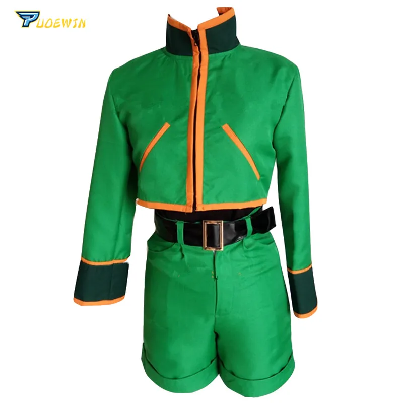 

Hunter X Hunter Gon Freecss Cosplay Costumes with Shoes Covers Custom Made Any Size