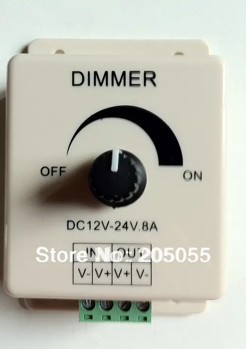 LED Light Manual Dimmer Brightness Adjustable Control DC12V 24V 8Ain