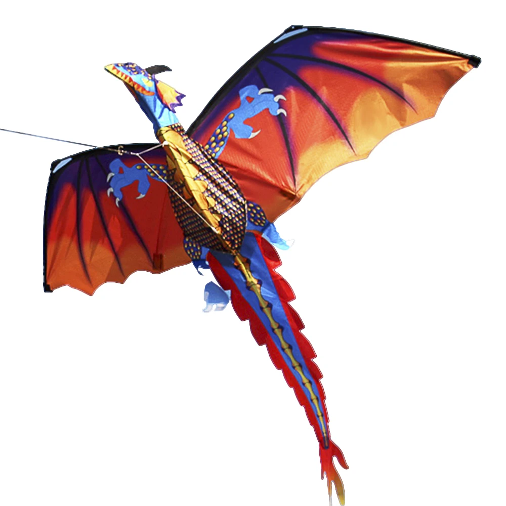 140cx120cm Классический 3D Дракон воздушный змей одиночная линия с хвостом с ручкой и линией хорошие летающие воздушные змеи из Hengda игрушки для детей и взрослых