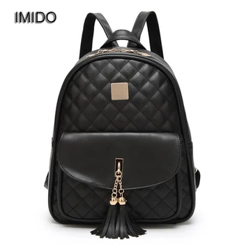 

IMIDO Brand Designer Women Backpack College Students School Backpack Bags for Teenagers Mochila Casual Rucksack Daypack SLD113