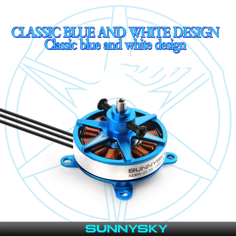 Sunnysky X2302 X2304 X2305 1480kv 1600kv 1650kv Brushless Motor CW  for Fixed-wing aircraft Multicopter New thumbnail 6