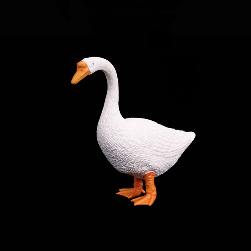 13.5CM Farm Animal Goose Models Kids Cheap Toys Gifts Animal Dollsin