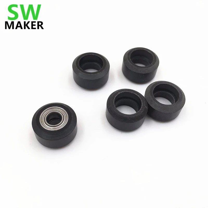 

SWMAKER R Type mini Pom wheel For opensource linear v slot system with /no MR105 bearing Inserted
