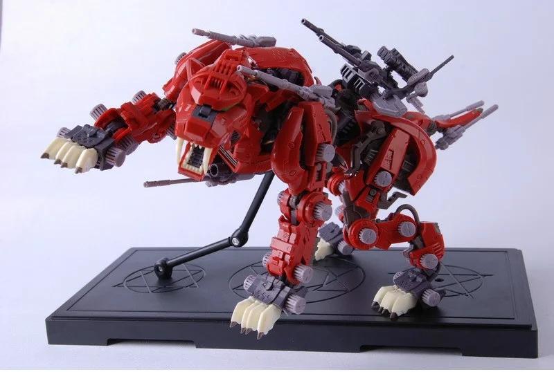 BT модель здания Наборы: ZOIDS EZ 016 красный сабля Тигровая 1:72 Масштаб полной боевой