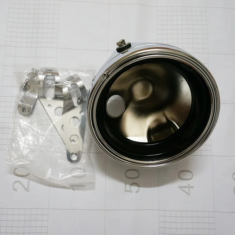

Round 7'' headlamp bracket Mounting Ring for Harley Motorcycle 7 inch Front headlights Housing Bucket