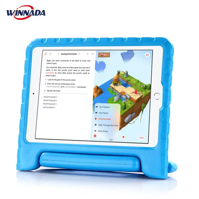 Us 1498 30 Offcase For Ipad Air Air 2 97 Inch Hand Held Shock Proof Eva Full Body Cover Handle Stand Case For Kids For Ipad 2017 2018 Case In
