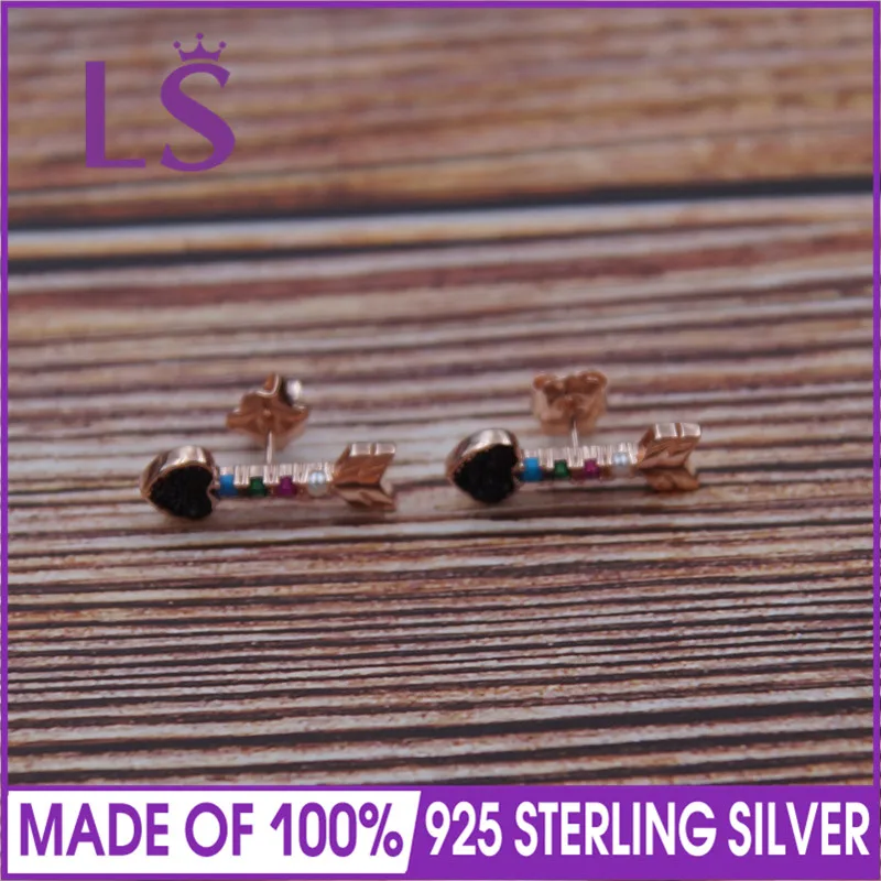 

Earings fashion jewelry 925 Silver Stud Earrings For Women pendientes largos plata brincos para as mulheres