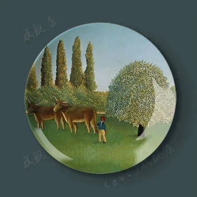 6 дюймовый дневник Henry Rousseau декоративная фарфоровая тарелка для пейзажа джунглей