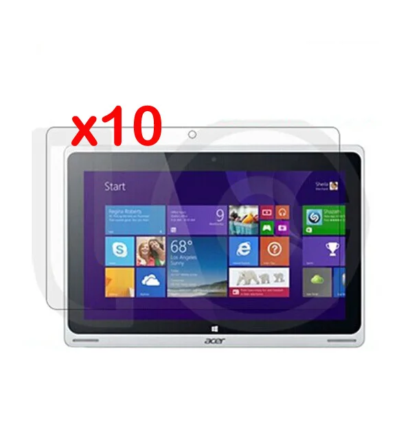 10x пленка + чистая одежда ЖК-прозрачная защитная для Acer Aspire Switch 10 SW5-011-18PY 1&quot |