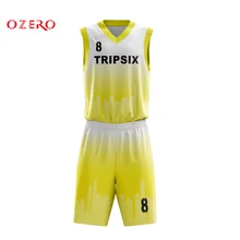 Черный цвет сублимационная печать на заказ Мужская баскетбольная одежда Комплекты Баскетбол Джерси Шорты