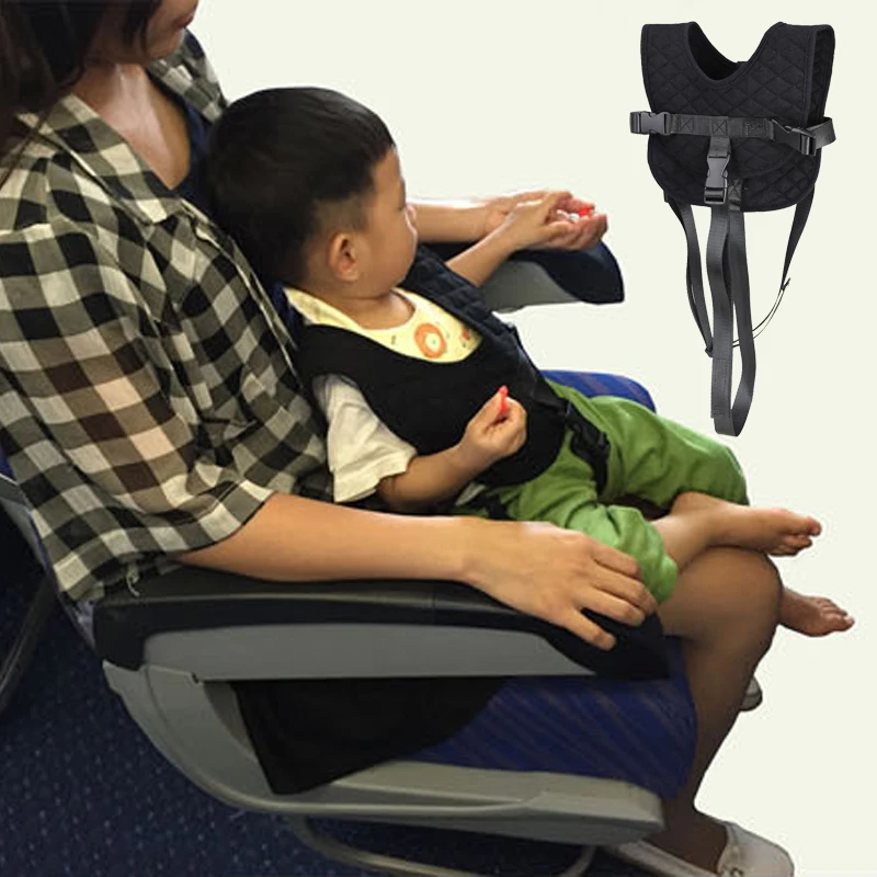 

Baby Infant Airplane Flight Travel Harness Strap Portable Kids Chair Seat Belt Shopping Cart Safety Vest Safety Restraint System