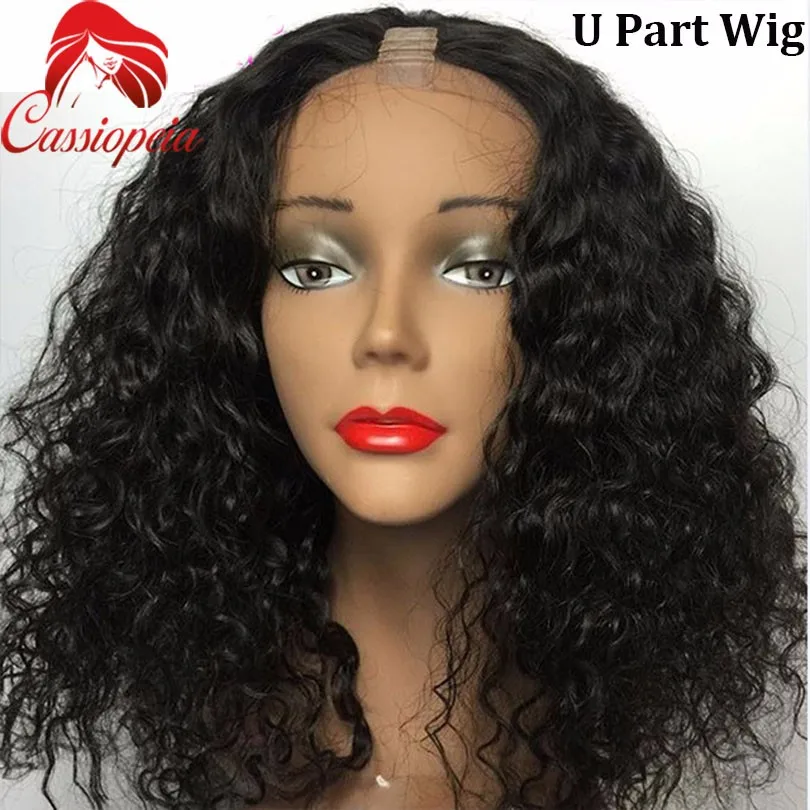 loose curly u part wig