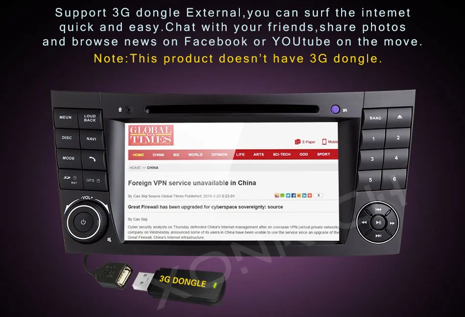 Best 2 Din AutoRadio Car DVD Player For Mercedes W211 CLS W219 W463 CLK W209 E320 E300 55 E200 E220 E240 E350 E280 Multimedia Stereo 9