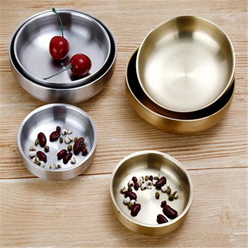 Stainless Steel Seasoning Dish Plate Multipurpose Snack Saucers Round