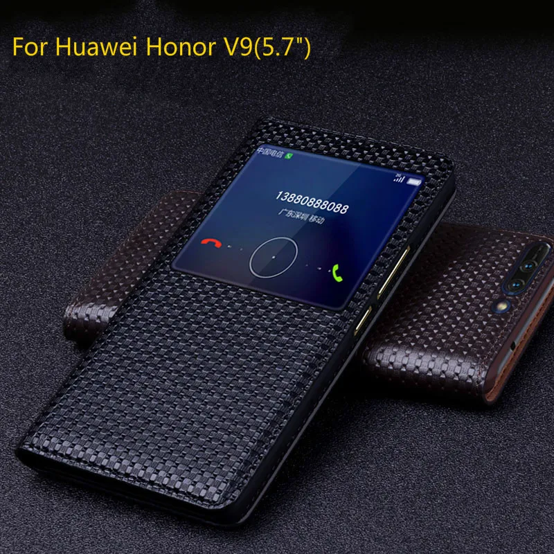 

Luxury Original Brand Genuine Crocodile Leather Phone Cases For Huawei Honor V9 Fashion Phone Bags For Huawei Honor V9 5.7"inch