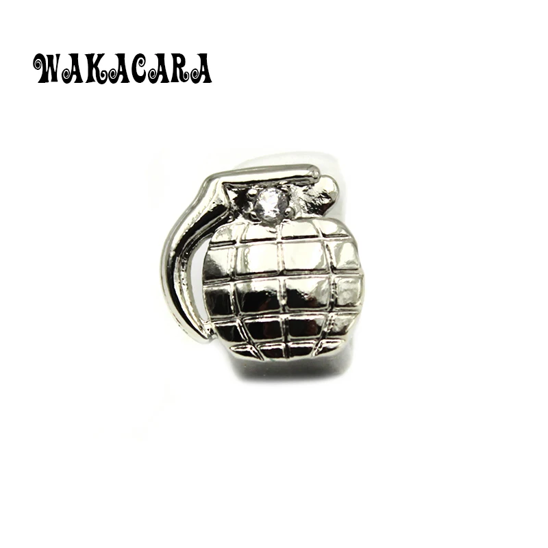 Wakacara Новые Пользовательские Fit посеребренные хип хоп одной бомбы зуб grillz Кепки