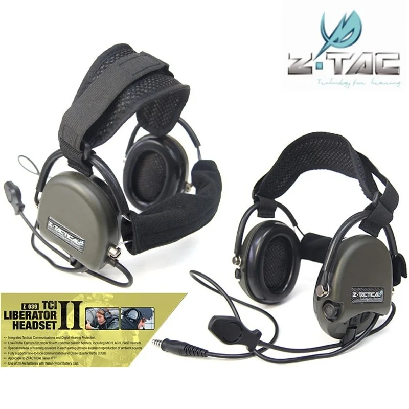 

Z-Tactical TCI Liberator II Neckband Headset Hunting Wargame Airsoft Tactical Comtac Noise Reduction Headphone Z039