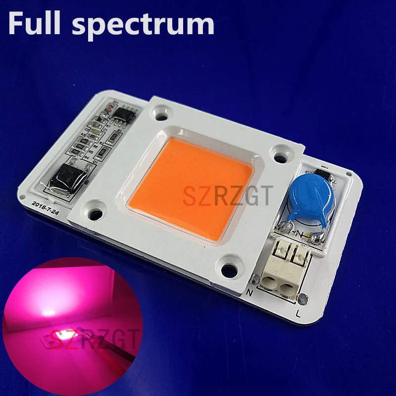 Новый светодиодный чип COB с регулируемой яркостью 50 Вт AC110V 220 В вход умный IC