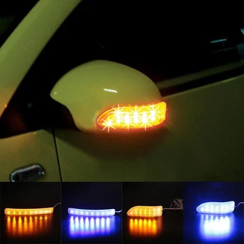 

2Pcs 13/9 LED Auto Car Rearview Mirror Lights Door Turn Signals Safety Lamp