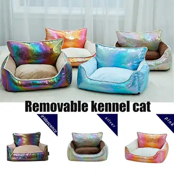

Pet Dog Kennel Removable Washable Cats Nest Sleeping Bed Mat Pet Supplies YU-Home