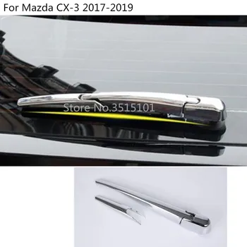 

car detector ABS chrome car rear back glass wiper nozzle cover frame trim tail window For Mazda CX-3 CX3 2017 2018 2019 2020