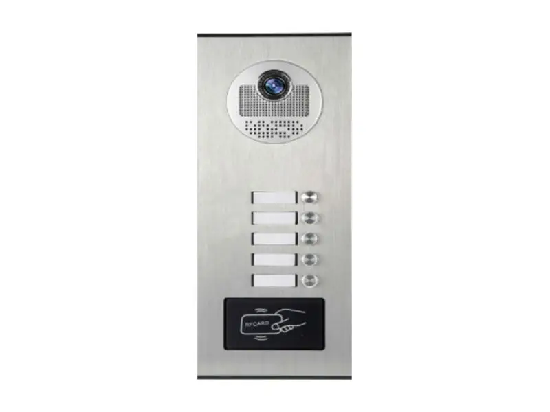 YobangSecurity 5 единиц Квартира RFID Контроль доступа видеодомофон " дюймов проводной видео дверной звонок Домофон камера система