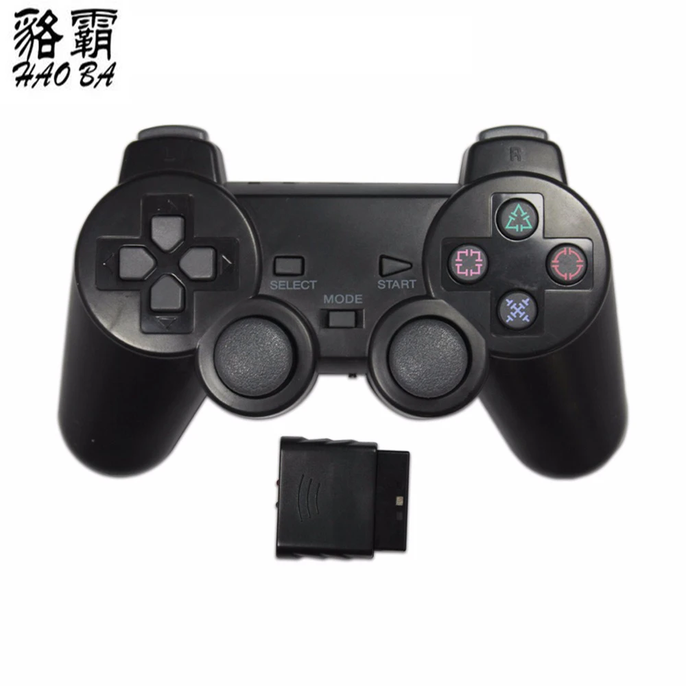 

HAOBA 2.4G wireless game controller gamepad joystick for PS2 console playstation 2