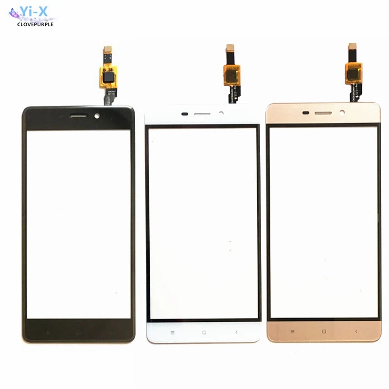 10 шт./лот панель сенсорного экрана для Xiaomi Redmi 4 Redmi4 Сенсорная Сенсорный экран
