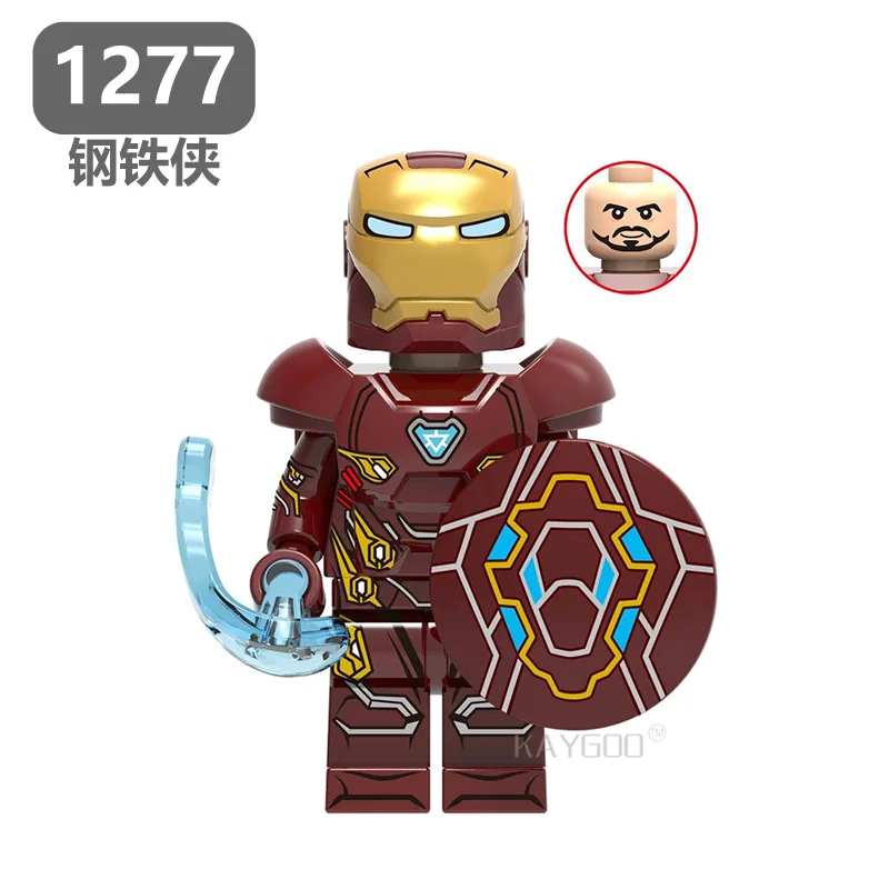 

X0260Building Blocks Avengers 4 Endgame Super Heroes Iron Man Ancient One Captain America Tony Stark Figures Toys For Children